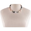 Perlový náhrdelník z úlomků mušlí (Balení 1 ks, Varianta 1 pudrová)