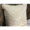 Povlak na polštář pletený, bavlněný 45x45 cm (Balení 2 ks, Varianta 1 režná světlá)