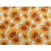 Dekorační látka Loneta slunečnice (Balení 1 m, Varianta 2 režná světlá)