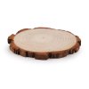 Přírodní dřevěné kolečko / podložka k domalování a dotvoření Ø14 cm (Balení 1 ks, Varianta přírodní)
