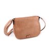 Kabelka crossbody 26x23 cm (Balení 1 ks, Varianta 3 hnědá koňak)