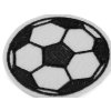 Nažehlovačka fotbalový míč (Balení 10 ks, Varianta černá bílá)