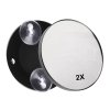 Zvětšovací zrcátko s přísavkami Ø14 cm (Balení 1 ks, Varianta černá)