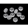 Plastové korálky s velkým průvlekem 7x14 mm (Balení 10 ks, Varianta 1 (1) transparent)
