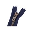Kovový zip YKK No 5 délka 18 cm staromosazný (jeansový) (Balení 1 ks, Varianta 501 bílá staromosaz)