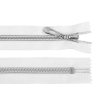 Spirálový zip No 7 délka 18 cm se stříbrnými zoubky (Balení 1 ks, Varianta černá)