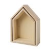 Dřevěné rámové domečky, 14x10x4cm+12,5x8,5x4cm (2ks)