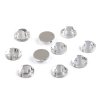 Broušené kamínky našívací Ø8 mm (Balení 12 ks, Varianta crystal)