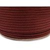Oděvní šňůra PES Ø4 mm - bordo