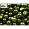 Voskované perly nugeta 13x15 mm(50g)-olivová zeleň