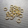 Spojovací kroužky pr.5 mm (50-1000ks) - zlato