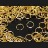 Spojovací kroužky pr.8 mm (50-1000ks) - zlato