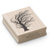 Enkaustické razítko - strom ve větru (65x50 mm)