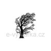 Enkaustické razítko - strom ve větru (65x50 mm)