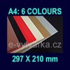 Papír na enkaustiku A4 - 6 různých barev (24 listů)