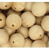 Dřevěné korálky MAXI pr.50mm (1ks) - přírodní