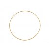 Kovový kruh (1ks) - zlatý, 6 velikosti
