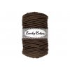 Lovely Cotton ŠŇŮRY - 5mm (100m) - COFFEE