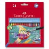 Akvarelové pastelky FABER-CASTELL 24ks + štětec