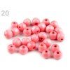 Dřevěné korálky O10mm (20g) - více barev