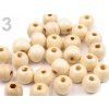 Dřevěné korálky O10mm (20g) - více barev