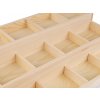 Dřevěné plato / organizér 3 patrový 24x35,5 cm (Balení 1 ks, Varianta přírodní sv.)