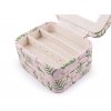 Malá šperkovnice 9x11x6 cm (Balení 1 ks, Varianta 2 pudrová květy)