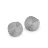 Velký designový knoflík s povrchovou strukturou velikost 40"; 48"; 52" (Balení 5 ks, Varianta 2 (48") nikl)