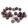 Jaspis tmavý, minerální korálky Ø8 mm (Balení 12 ks, Varianta jaspis tmavý)