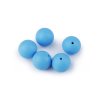Silikonové korálky Ø15 mm (Balení 5 ks, Varianta 3 (14) modrá světlá)
