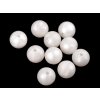 Silikonové korálky Ø12 mm (Balení 10 ks, Varianta 1 (41) bílá mléčná perleťové)