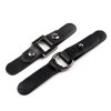 Zapínání z eko kůže (Balení 1 pár, Varianta 1 černá)