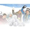 Vatové / sněhové koule Ø7 cm (Balení 10 ks, Varianta 1 (7 cm) bílá sněhová)