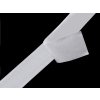Suchý zip plyš samolepicí šíře 20 mm (Balení 25 m, Varianta bílá)