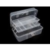 Plastový box / kufřík 20x33x15 cm rozkládací (Balení 1 ks, Varianta 1 transparent)