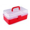 Plastový box / kufřík 20x33x15 cm rozkládací (Balení 1 ks, Varianta 1 transparent)