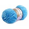 Pletací žinylková příze Dolce 100 g (Balení 1 ks, Varianta 6 (758) modrá nebeská)