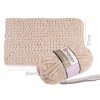Pletací žinylková příze Dolce Maxi 200 g (Balení 1 ks, Varianta 1 (745) krémová nejsvět.)
