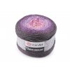 Pletací příze Flowers Moonlight 260 g (Balení 1 ks, Varianta 1 (3279) růžová střední šedá)