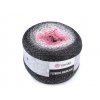 Pletací příze Flowers Moonlight 260 g (Balení 1 ks, Varianta 1 (3279) růžová střední šedá)