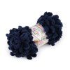 Pletací příze Alize Puffy 100 g (Balení 1 ks, Varianta 1 (686) bílá černá)