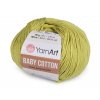 Pletací příze Baby Cotton 50 g (Balení 1 ks, Varianta 2 (403) béžová světlá)