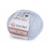 Pletací příze Baby Cotton 50 g (Balení 1 ks, Varianta 2 (403) béžová světlá)