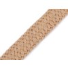 Slaměná splétaná páska k tvoření šíře 30 mm (Balení 1 m, Varianta hnědá přírodní)
