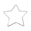 Kovová hvězda pro tvoření Ø20 cm (Balení 1 ks, Varianta nikl)