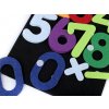 Filcová tabulka s číslicemi (Balení 1 sáček, Varianta 1 multikolor čísla)