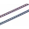 Řetěz šíře 6 mm duhový, metráž (Balení 1 m, Varianta multikolor)