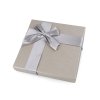 Dárková krabice s mašlí (Balení 1 ks, Varianta šedá)