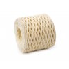Lýko rafie přírodní, k pletení tašek Ø1,5 mm (Balení 1 ks, Varianta 1 bílá)