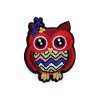 Nažehlovačka sova (Balení 1 ks, Varianta červená)